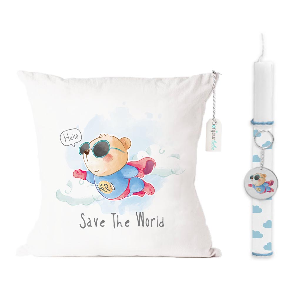 36 Λαμπάδα Πάσχα "Save the World"