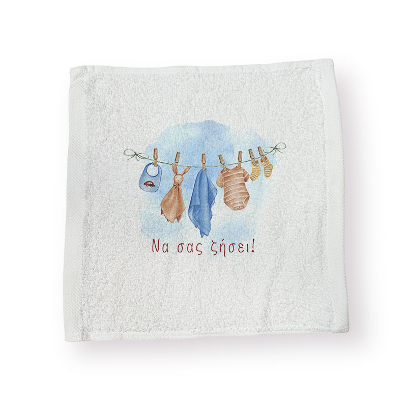 "Να σας ζήσει" Τούρτα από πάνες-λευκά είδη και προίκα. - Image 5