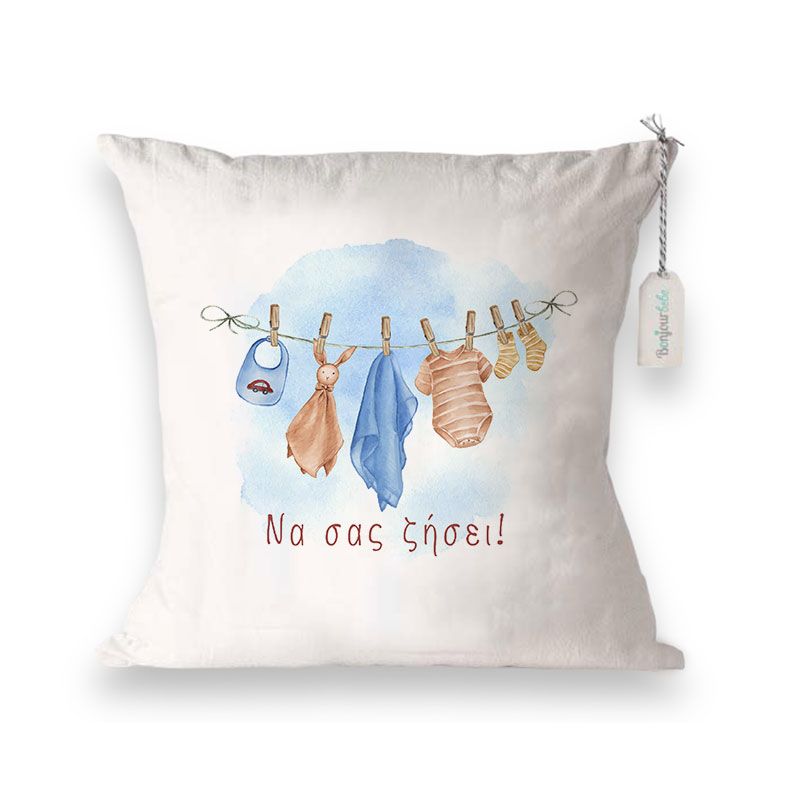 "Να σας ζήσει" Τούρτα από πάνες-λευκά είδη και προίκα. - Image 7