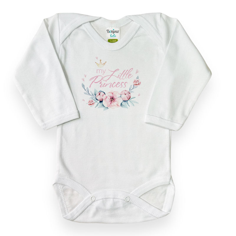 "Flower Little Princess" Τούρτα από πάνες-λευκά είδη και προίκα. - Image 5