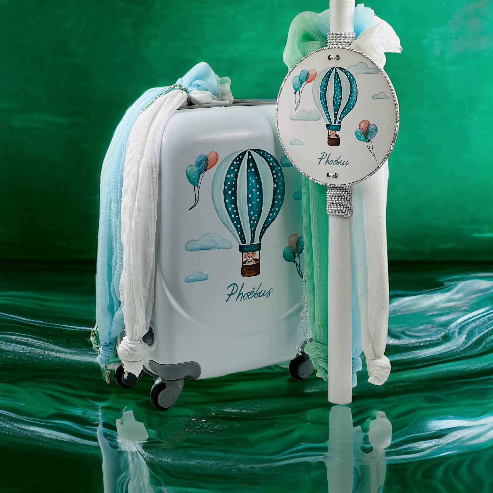 24028_Mint Air Ballon (Ολικό Βαπτιστικό Πακέτο Νονού / Νονάς) - Image 6