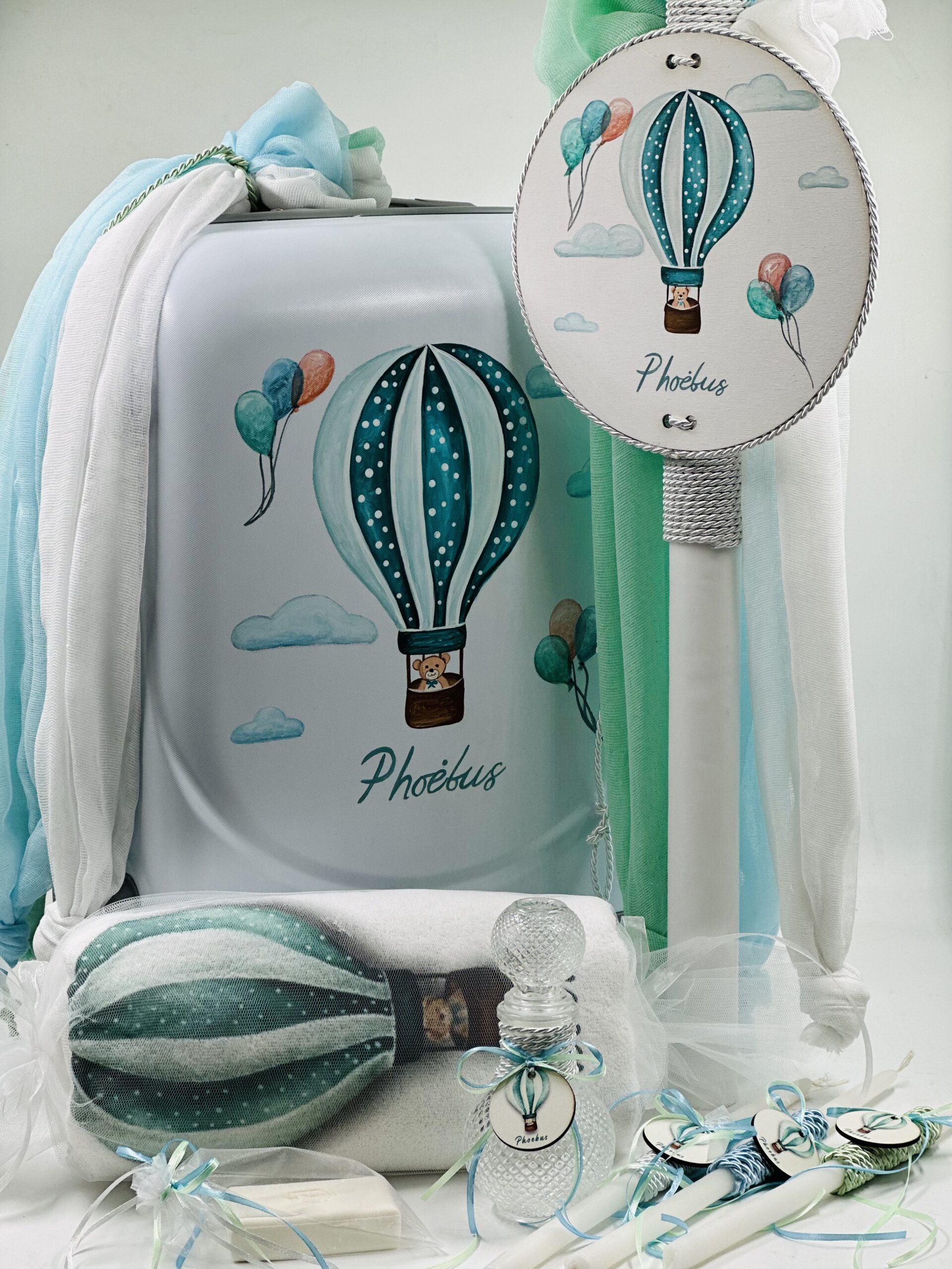 24028_Mint Air Ballon (Ολικό Βαπτιστικό Πακέτο Νονού / Νονάς) - Image 2