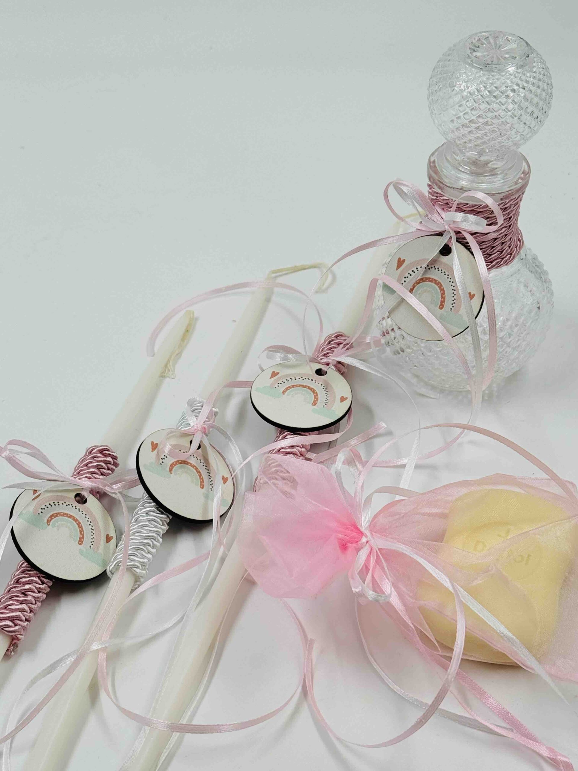 20037a_ Rainbow (Ολικό Βαπτιστικό Πακέτο Νονού / Νονάς) - Image 5