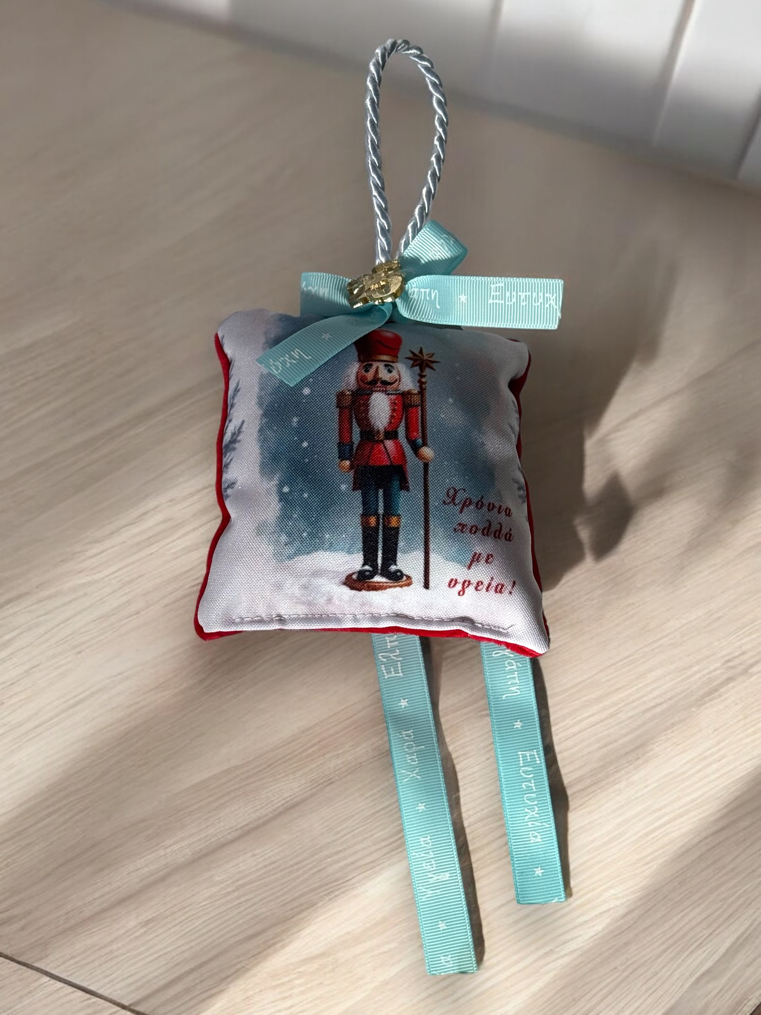 Χριστουγεννιάτικο Αρωματικό Μαξιλαράκι "Μολυβένιος Στρατιώτης με Κόκκινο Βελούδο" - Image 2