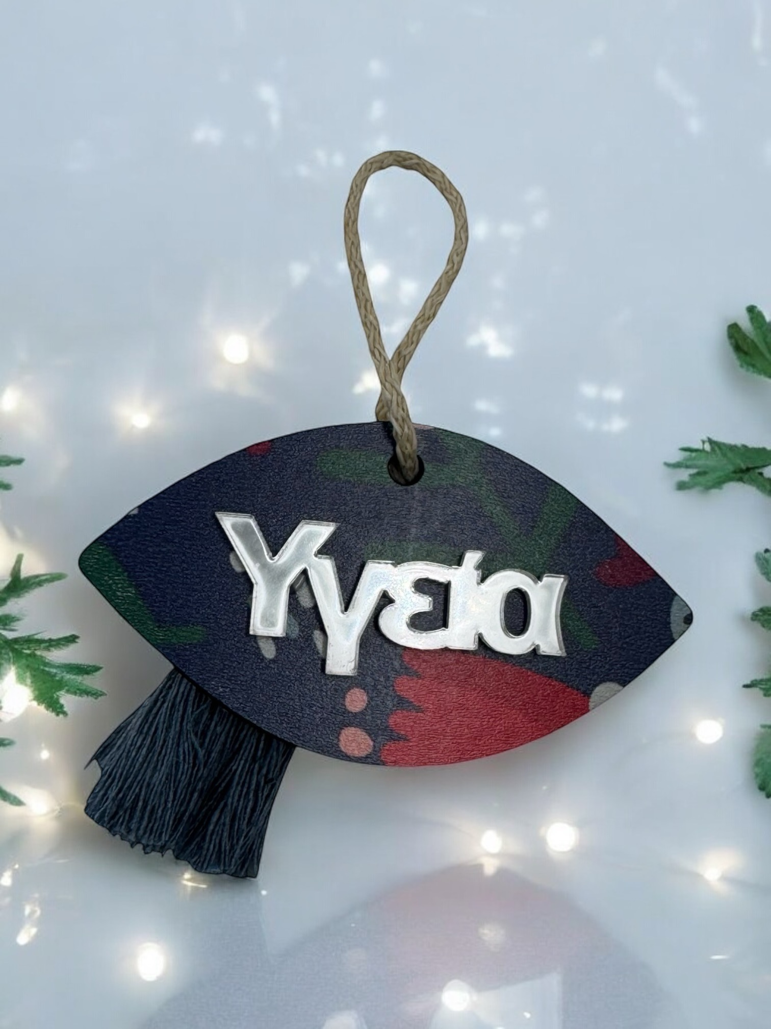 Ξύλινο Στολίδι Μάτι (KSTOL25001)